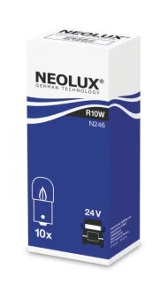 Лампа (картон 10шт) R10W 24В 10Вт NEOLUX NLX246K10SZT