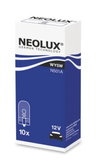 Лампа (картон 10шт) WY5W 12В 5Вт, Помаранчевий NEOLUX NLX501AK10SZT