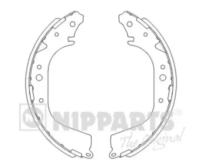 Тормозные колодки NIPPARTS J3502005