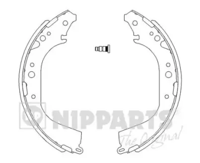 Гальмівні колодки NIPPARTS J3502039