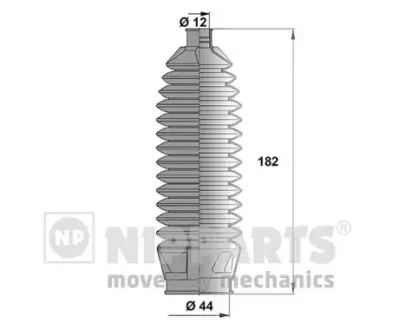 Пильовик рульового механізма NIPPARTS N2854010