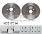 Гальмівний диск NIPPARTS N3317014 (фото 1)