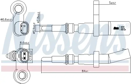 VW Датчик температури охолоджувальної рідини CRAFTER, T6 15- NISSENS 207017