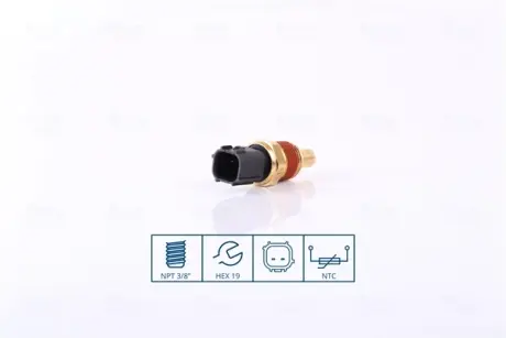 MINI Датчик температури охолоджувальної рідини MINI Cooper, MINI Cooper S, MINI One NISSENS 207029
