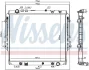 TOYOTA Радіатор системи охолодження двигуна FORTUNER 2.8 D 15-, HILUX VIII 2.4, 2.8 D 15- NISSENS 606068 (фото 1)