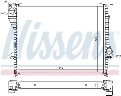 Радiатор NISSENS 60638