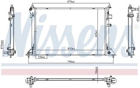Фото - hyundai радіатор системи охолодження двигуна ioniq 5 (ne) ev 21-, ioniq 6 (ce) ev 22-, genesis NISSENS 607220 HYUNDAI Радіатор системи охолодження двигуна IONIQ 5 (NE) EV 21-, IONIQ 6 (CE) EV 22-, GENESIS NISSENS 607220