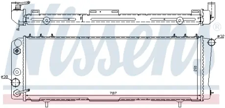 Радiатор NISSENS 60986