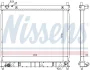 DAEWOO Радіатор охолодження двиг. REXTON RX290 2.9TD 02-, SSANGYONG RX290 2.9TD 02 Nissens 61642 (фото 1)