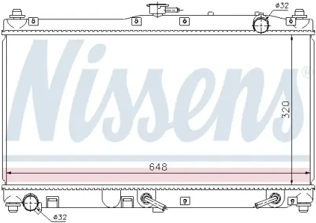 Радiатор NISSENS 62467