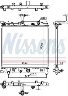 Радiатор Nissens 641777