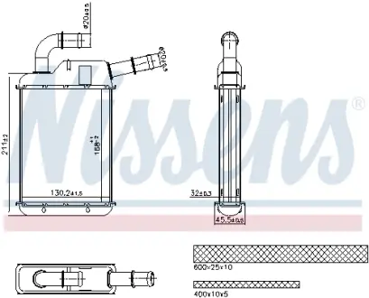 Радіатор опалення NISSENS 707279