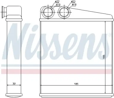 Радіатор опалення NISSENS 72206