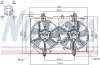 NISSAN Вентилятор радіатора (з дифузором) X-TRAIL I 2.0 01-, 2.5 02- NISSENS 85279 (фото 6)