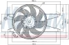 FORD Вентилятор радіатора (з дифузором) FIESTA V 01-, FUSION 02-, MAZDA NISSENS 85583 (фото 6)