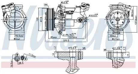 Компресор NISSENS 890042