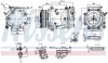 OPEL Компресор кондиціонера MOVANO C 2.2 D 21-, CITROEN, PEUGEOT NISSENS 890780 (фото 1)
