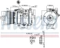 NISSENS TOYOTA Компресор кондиціонера FJ CRUISER 4.0 05-, LAND CRUISER PRADO 4.0 09- Nissens 890871 (фото 6)