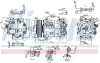 Компресор кондиціонера NISSENS 89404 (фото 7)