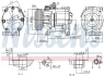 Компресор кондиціонера NISSENS 89405 (фото 8)