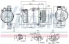 Компресор кондицiонера NISSENS 89483 (фото 7)