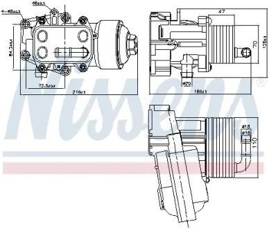 Масляний радіатор NISSENS 91315