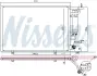 Конденсер кондиціонера NISSENS 940500 (фото 7)