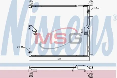 Конденсатор без хладогену NISSENS 940623
