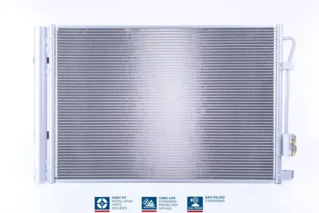 Радiатор кондицiонера NISSENS 940636