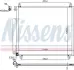Радiатор кондицiонера NISSENS 941170 (фото 6)