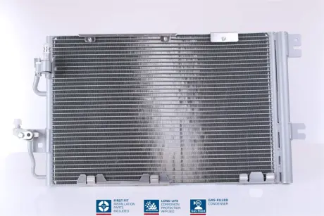 Радіатор кондиціонера NISSENS 94809