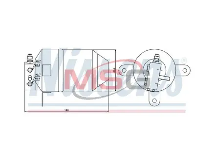 Осушувач кондиціонера NISSENS 95006