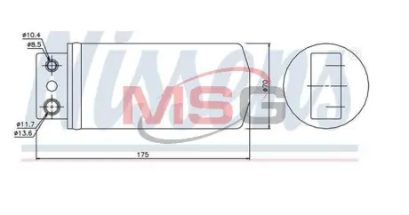 Осушувач кондиціонера NISSENS 95235