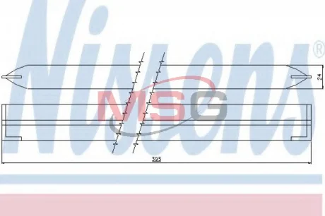 Осушувач кондицiонера Nissens 95500