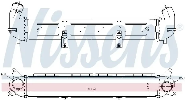 Інтеркулер Nissens 961490 (фото 1)