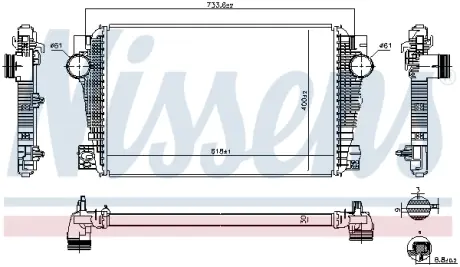 Інтеркулер NISSENS 96258