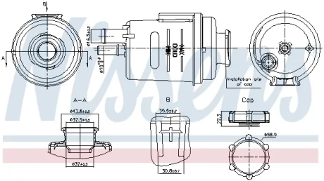 FORD Розширювальний бачок MONDEO IV 07-, LAND ROVER Nissens 996314