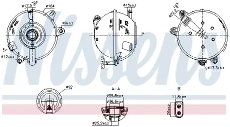 Бачок розширювальний NISSENS 996324