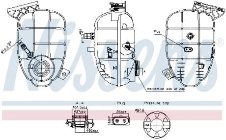 Бачок розширювальний NISSENS 996325