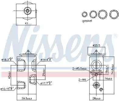 Клапан кондиціонера розширювальний NISSENS 999450