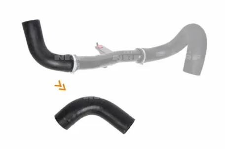 Патрубок інтеркулера Fiat Ducato 2.3D 06- NRF 166149