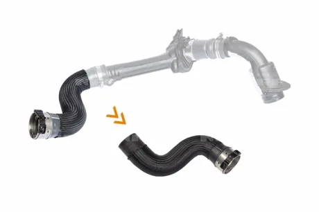 Патрубок інтеркулера (R) Renault Megane III/Scenic III 1.5 dCi 09-16 NRF 166167