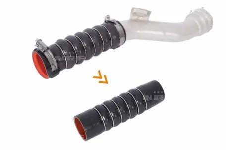 Патрубок інтеркулера Renault Clio III 1.5 dCi 04- NRF 166227
