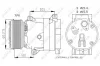 Компресор кондиціонера Renault Laguna 2.0 16V/1.9 dCi 04- NRF 32872 (фото 2)
