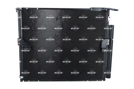 Радіатор кондиціонера (з осушувачем) Toyota Land Cruiser Prado 2.7/2.8 D-4D 09- (626x529x16) NRF 350617