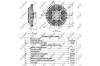 Муфта вентилятора Ford Transit 2.4DI 00-06 NRF 49521 (фото 5)