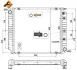 Радіатор охолодження Volvo 740/940 2.0-2.3 85-94 NRF 514782 (фото 4)