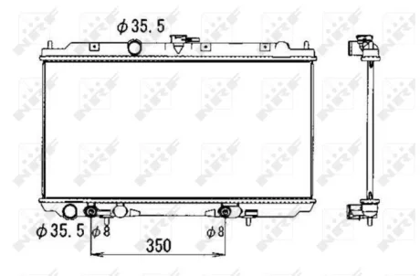 Радіатор охолоджування NRF 53389