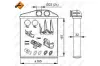 Радіатор пічки Opel Combo/Corsa C 1.0-1.8/1.7CDTI 00- NRF 54208 (фото 5)