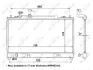 Радіатор охолодження Mazda 6 1.8-2.3 02-08 (728x378x27) NRF 56063 (фото 5)